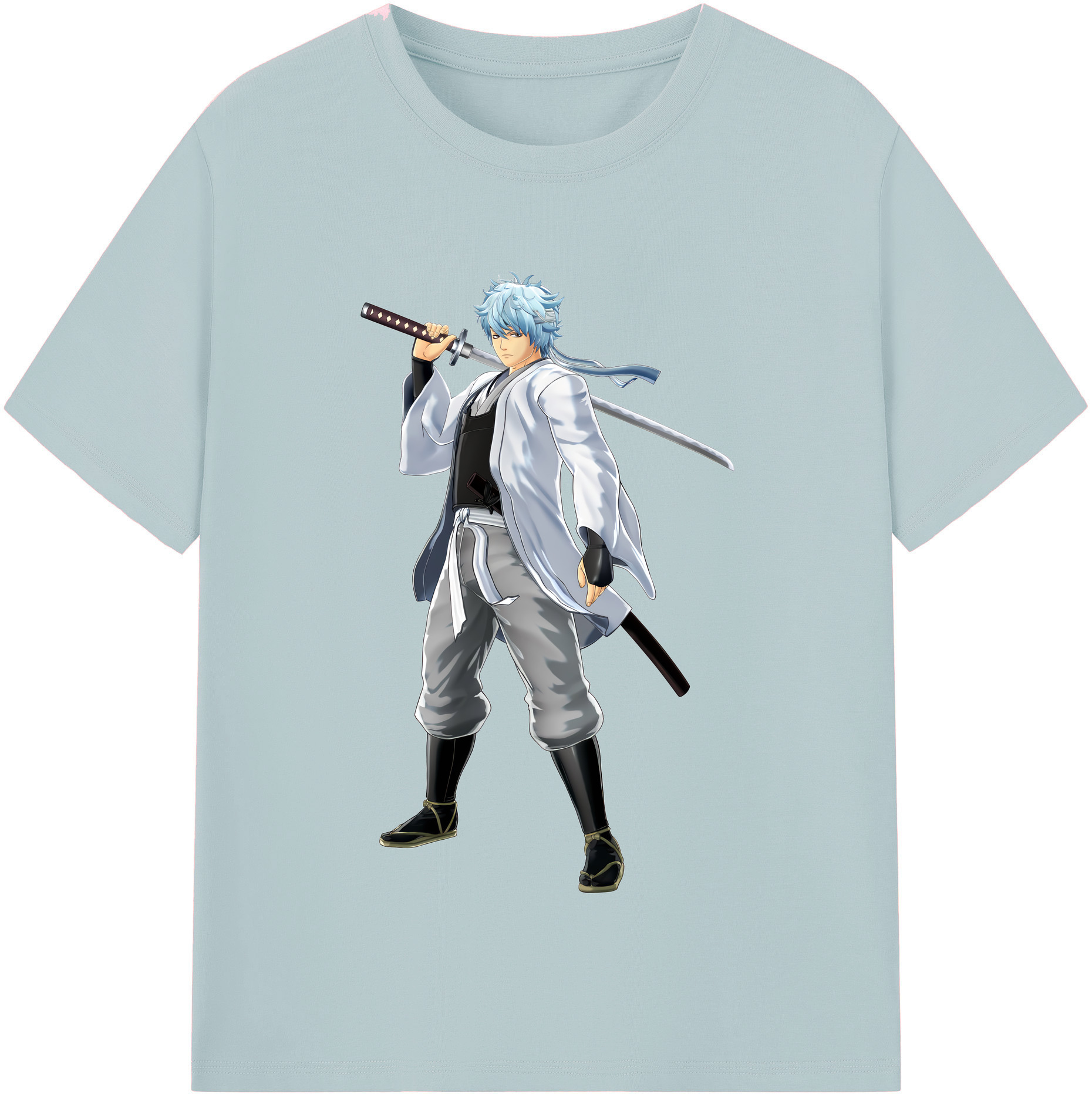 （画像用） ぎんたま 坂田銀時（さかたぎんとき） 神楽 志村新八（しむら しんぱち） GINTAMA Sakata Gintoki Kagura Shimura Shinpachi 綿100％半袖Tシャツ（フロントプリント）